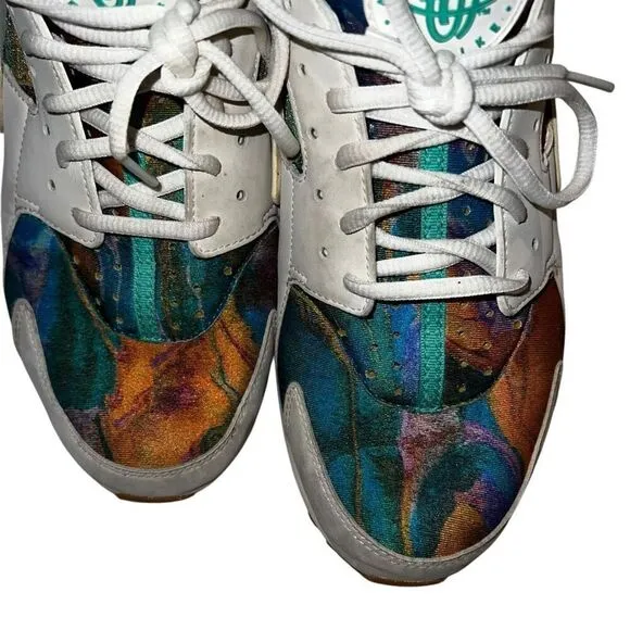 Nike Air Mens 11 Huarache Run Print Alternate Galaxy Running Shoes Sneakers
