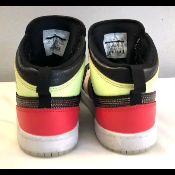 Nike Air Jordan Mid Glow N Dark Youth Shoes SZ 3Y
