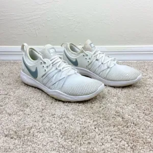 Nike Free TR 7 Running Shoes - White/Metallic Silver