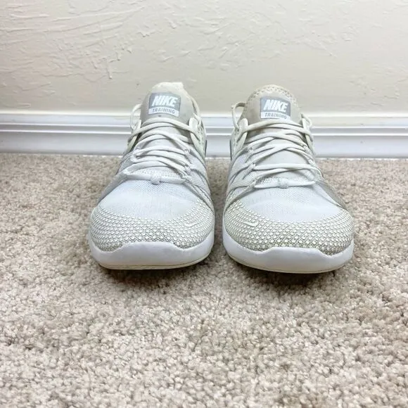 Nike Free TR 7 Running Shoes - White/Metallic Silver