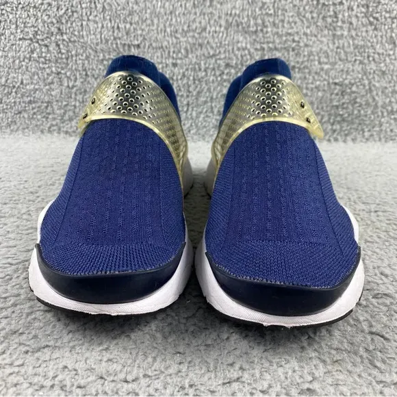 Nike sock dart Midnight Navy Mens 8 Shoes Blue White Slip On Athletic Sneakers