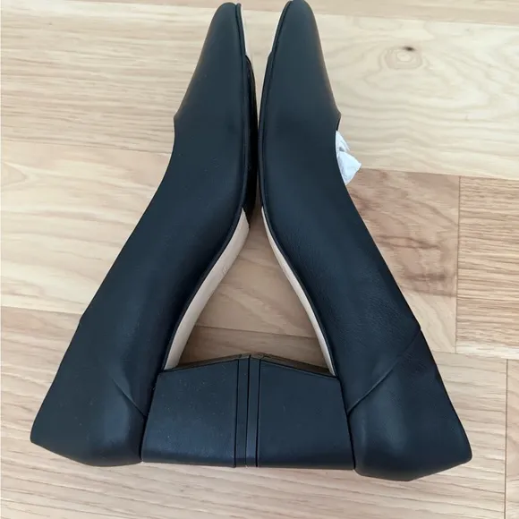 Nisolo Fiorela Go-To Mid Heel Classic Black Women's Block Heel Shoes Size 10