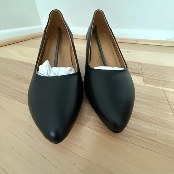 Nisolo Fiorela Go-To Mid Heel Classic Black Women's Block Heel Shoes Size 10
