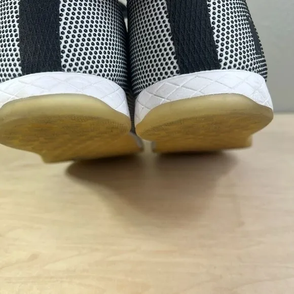 No Bull Superfabric Gym Training Workout Shoes Mens 13.5 Womens 15 Black White