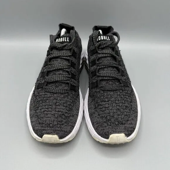NoBull Diamond Knit Runner Graphite Unisex Shoes Gym Sneakers Men’s 6.5/Womens 8