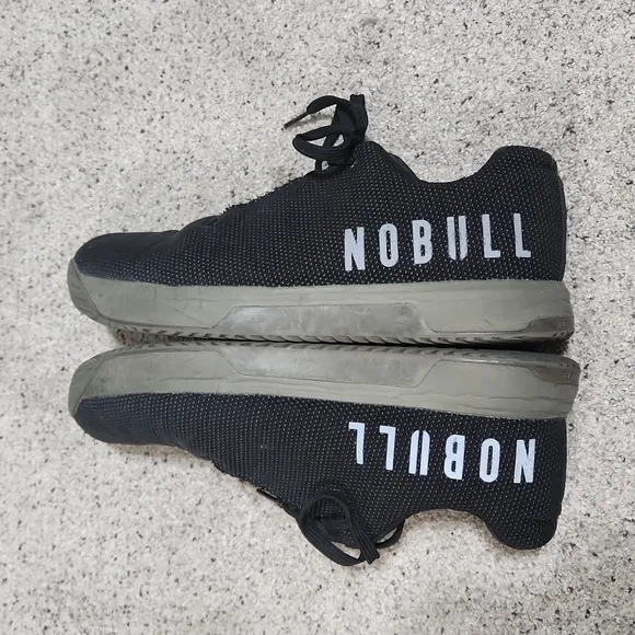 Nobull Impact Superfabric Trainer Men's Size 12.5 Workout Gym Shoes Black Grey