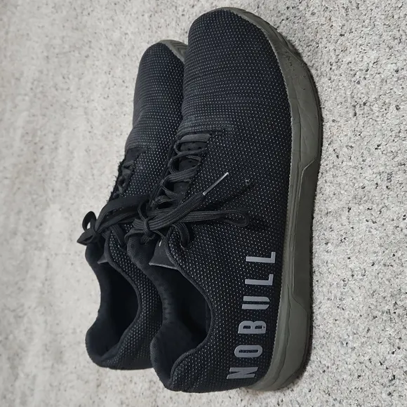 Nobull Impact Superfabric Trainer Men's Size 12.5 Workout Gym Shoes Black Grey