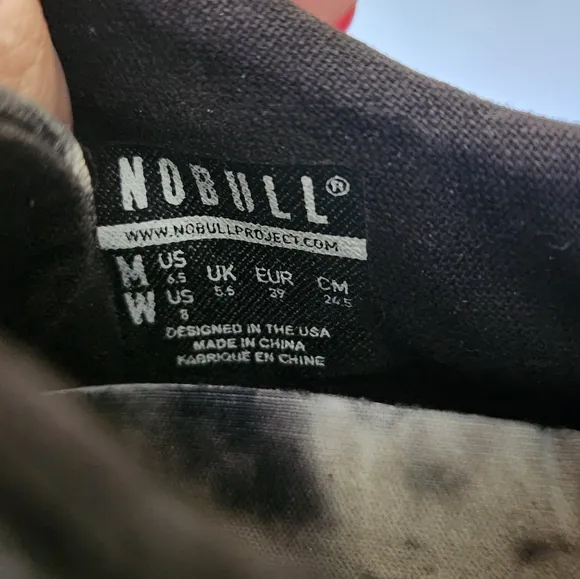 NOBULL Low Top Trainer - Shadow Tie-Dye -Size 8 - Great Condition Sneaker