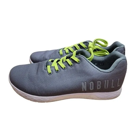 Nobull Men's Arctic Gray Trainer Low Top Size 10 Workout Shoes Gym Superfabric