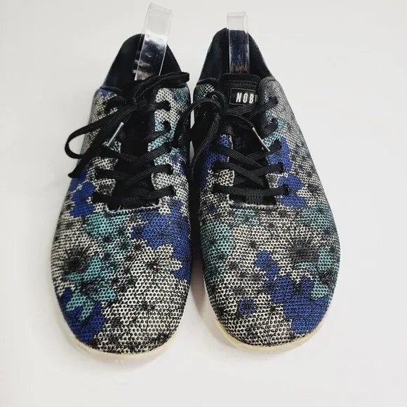 NOBULL Midnight Floral Trainer Unisex Athletic Cross Training Shoes M 13.5/W 15