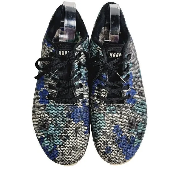 NOBULL Midnight Floral Trainer Unisex Athletic Cross Training Shoes M 13.5/W 15