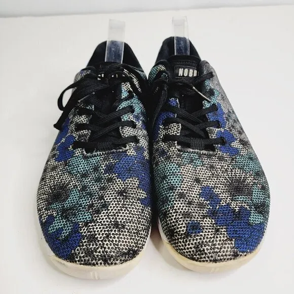 NOBULL Midnight Floral Trainer Unisex Athletic Cross Training Shoes M 13.5/W 15