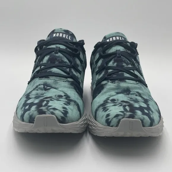 Nobull Ripstop Teal Tie Dye Runners Shoes All Day Women's 12.5 Mens 11 Sneakers
