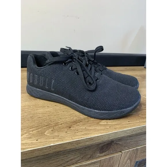 NOBULL Superfabric Athletic Trainer Shoes M8 /W7.5 Triple Black
