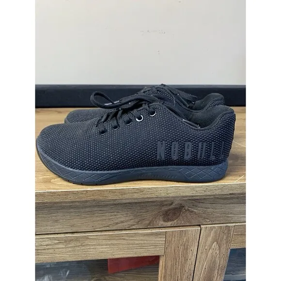 NOBULL Superfabric Athletic Trainer Shoes M8 /W7.5 Triple Black