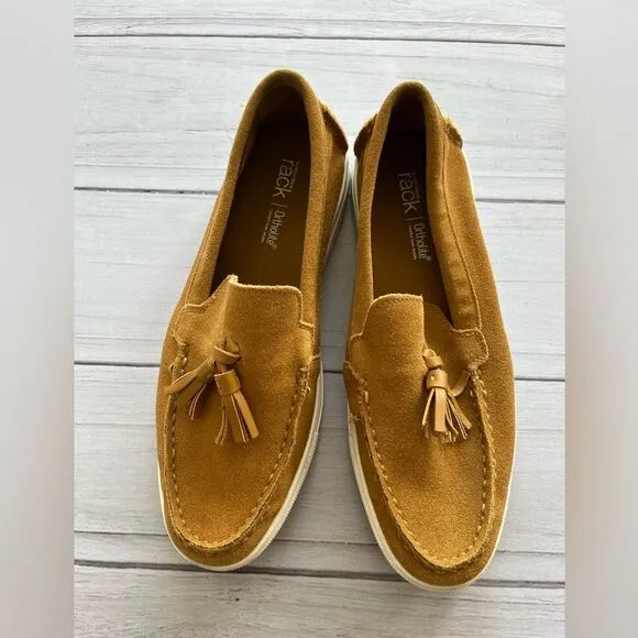 Nordstrom Rack 7 Men's Brown Moccasin Ortholite Slip On Shoes