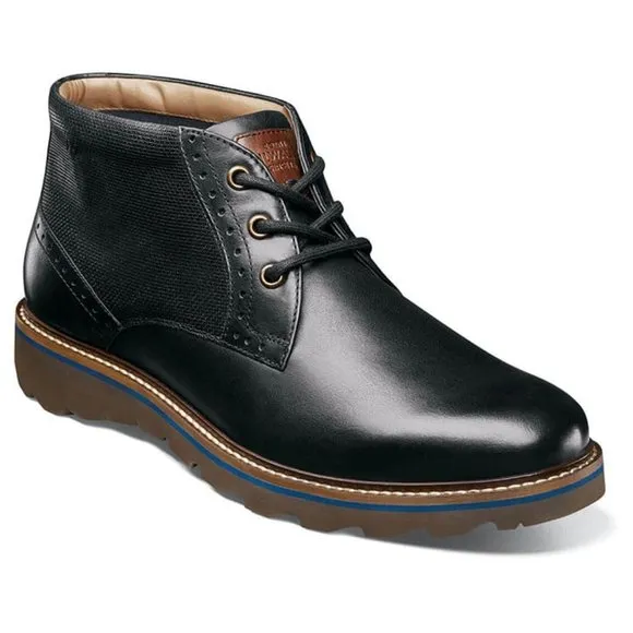 NUNN BUSH mens s 13 LEATHER Plain Toe Chukka Boots Memory Foam Comfort Gel shoes