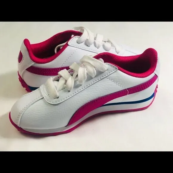 NWB Puma Turin ps white ultra magenta sneakers 12C