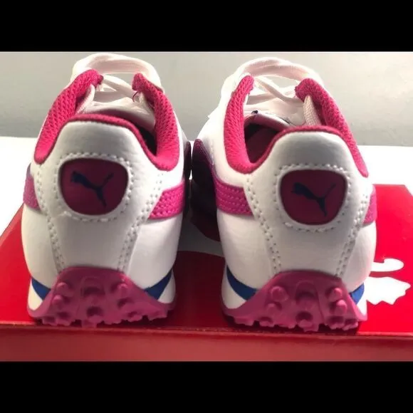 NWB Puma Turin ps white ultra magenta sneakers 12C