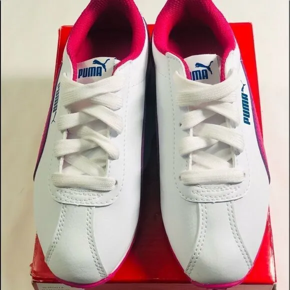 NWB Puma Turin ps white ultra magenta sneakers 12C