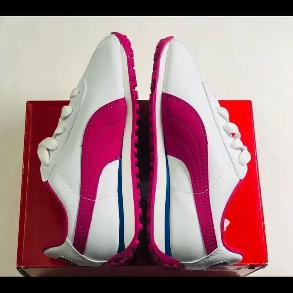 NWB Puma Turin ps white ultra magenta sneakers 12C