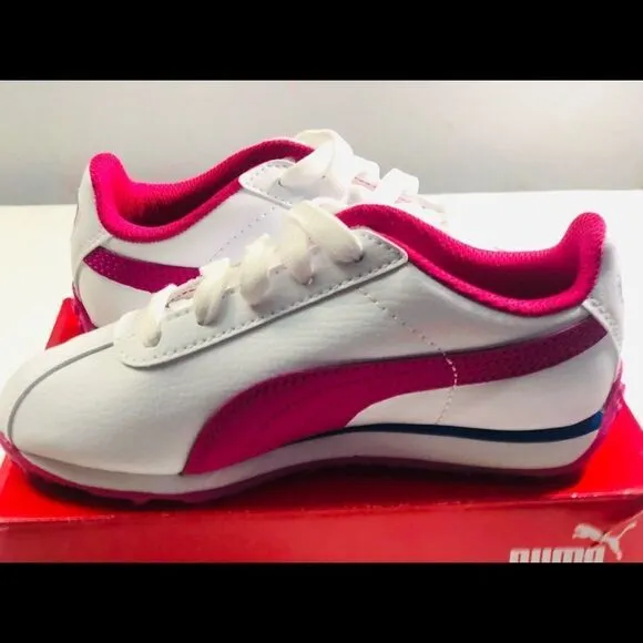 NWB Puma Turin ps white ultra magenta sneakers 12C