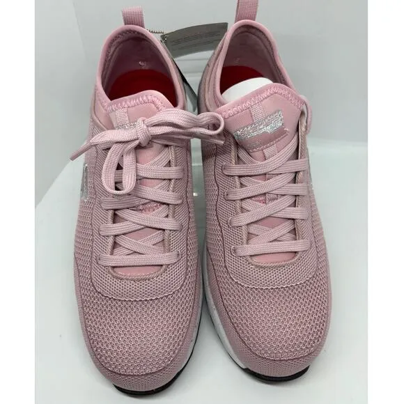 NWB SKECHERS For Work Memory Foam NM Comp Toe Sneakers Shoes Pink 8 Balran