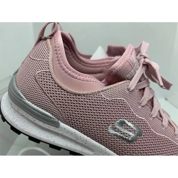 NWB SKECHERS For Work Memory Foam NM Comp Toe Sneakers Shoes Pink 8 Balran