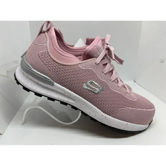 NWB SKECHERS For Work Memory Foam NM Comp Toe Sneakers Shoes Pink 8 Balran