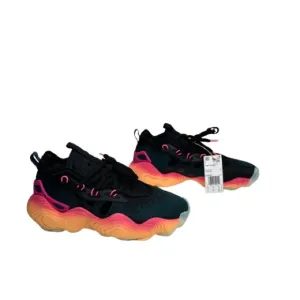 NWOB Adidas Trae Young 3 Men's Black Orange Lace-up Basketball Shoes IG0679