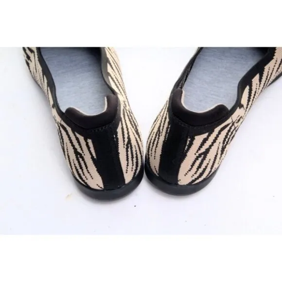 NWOB clarks carly hope ballet flats slip on animal print cloudsteppers Shoes 9M