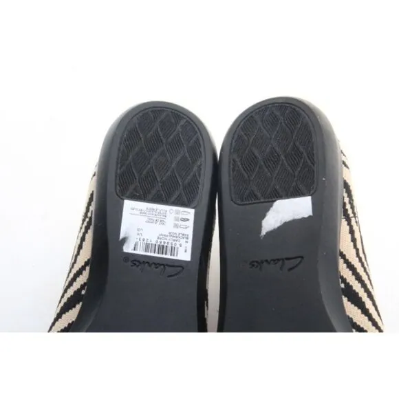 NWOB clarks carly hope ballet flats slip on animal print cloudsteppers Shoes 9M