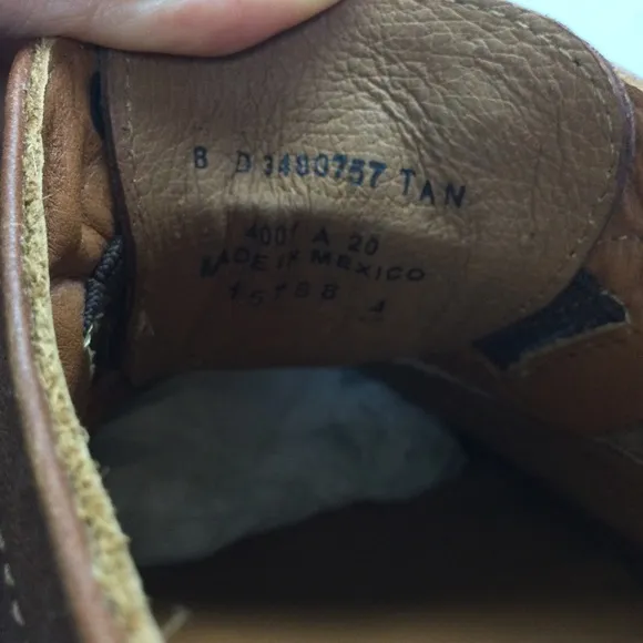NWOB Frye Paul Light Bal Oxford Distressed Tan Leather Lace-Up Shoes Size 8