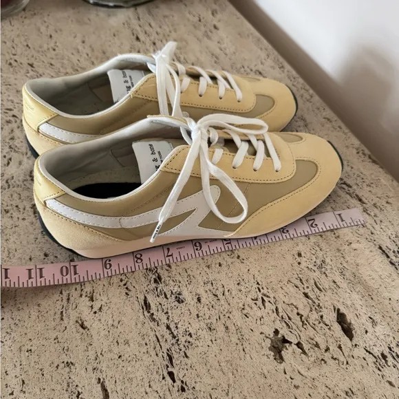 NWOB rag &amp; bone Yellow Retro Runner SlimSneakers. MSRP $245
