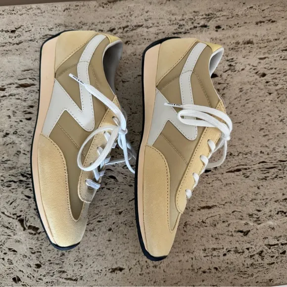 NWOB rag &amp; bone Yellow Retro Runner SlimSneakers. MSRP $245