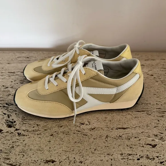 NWOB rag &amp; bone Yellow Retro Runner SlimSneakers. MSRP $245