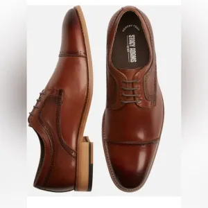 NWOB Stacy Adams Men’s Dickinson Cap-Toe Oxford Dress Shoes Size 15W.