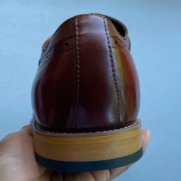NWOB Stacy Adams Men’s Dickinson Cap-Toe Oxford Dress Shoes Size 15W.