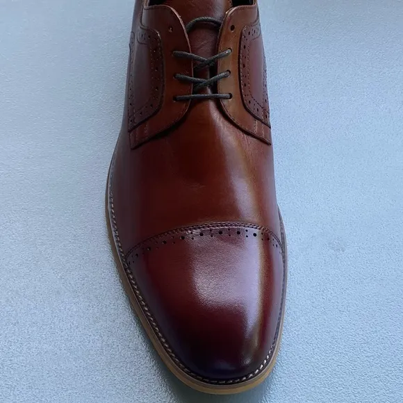 NWOB Stacy Adams Men’s Dickinson Cap-Toe Oxford Dress Shoes Size 15W.