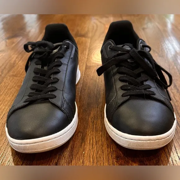 NWOT Men's Lacoste Carnaby Pro Leather Sneaker - Black/Grey