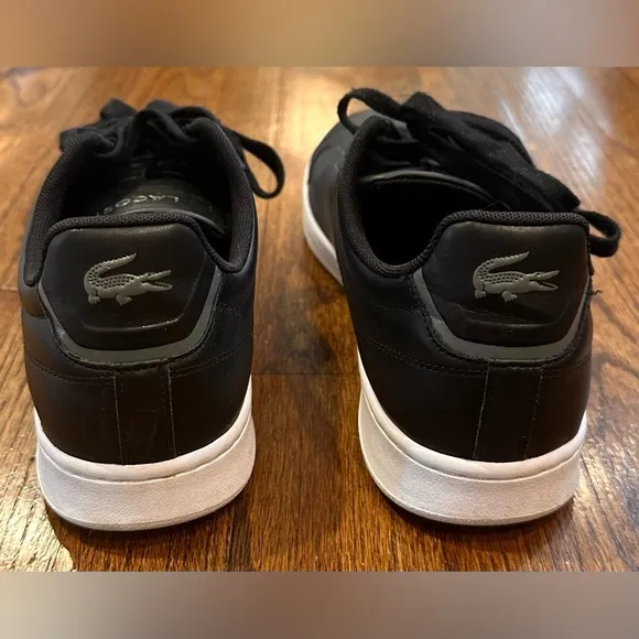 NWOT Men's Lacoste Carnaby Pro Leather Sneaker - Black/Grey