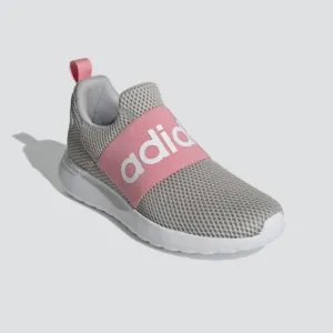 NWT Adidas Girls Lite Racer Adapt 4.0 Running Shoes in Grey/Pink