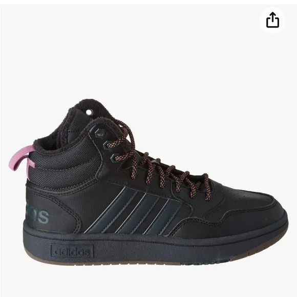 NWT adidas Mens Hoops 3.0 Mid Gym Basketball Shoes Black