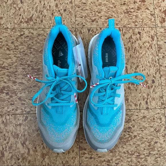 NWT Adidas x Packer x Solebox Energy Boost Tennis Shoes Blue Running