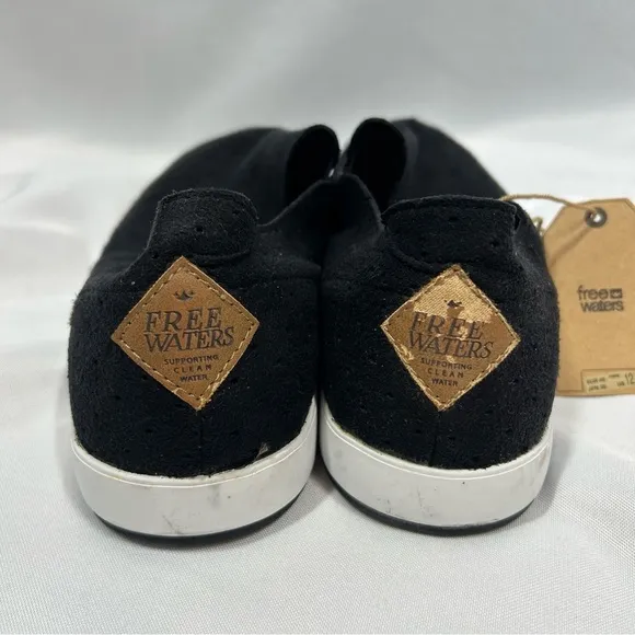 NWT Freewaters | Men’s The Sky Series SmartSuede Slip On Shoes Black Size 12