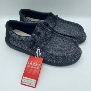 NWT Hey Dude Men's size 8 / Women's size 10 Wally Sox Slip-On Shoes Carbon Gray