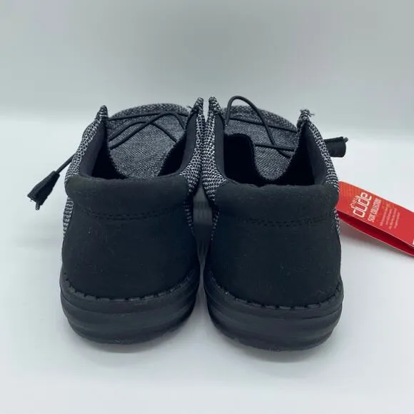 NWT Hey Dude Men's size 8 / Women's size 10 Wally Sox Slip-On Shoes Carbon Gray