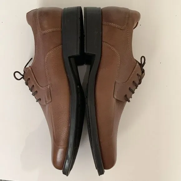 NWT Studio Belvedere Bay Bridge Leather Brown Lace Up Dress Shoes Men’s Size 11