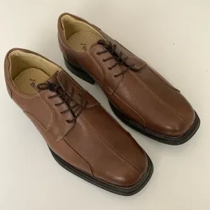 NWT Studio Belvedere Bay Bridge Leather Brown Lace Up Dress Shoes Men’s Size 11