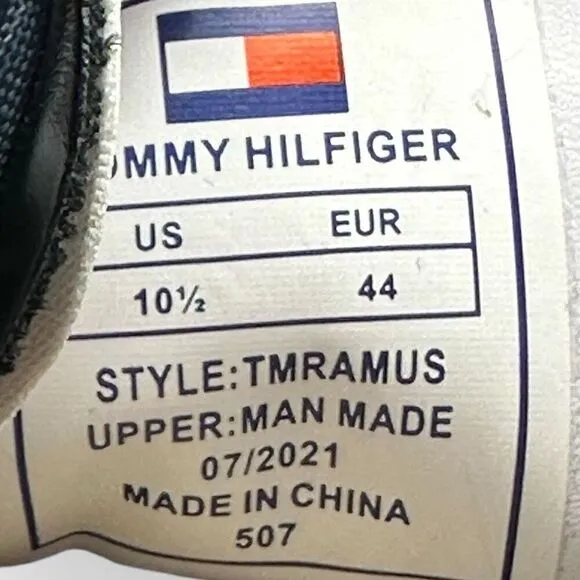 NWT Tommy Hilfiger Mens Ramus Sneaker Shoes Black Size 10.5M